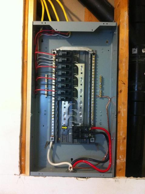 100 amp panel installation